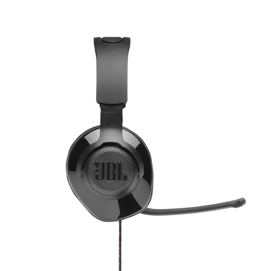 JBL Quantum 200 - Black - Wired over-ear gaming headset with flip-up mic - Detailshot 3